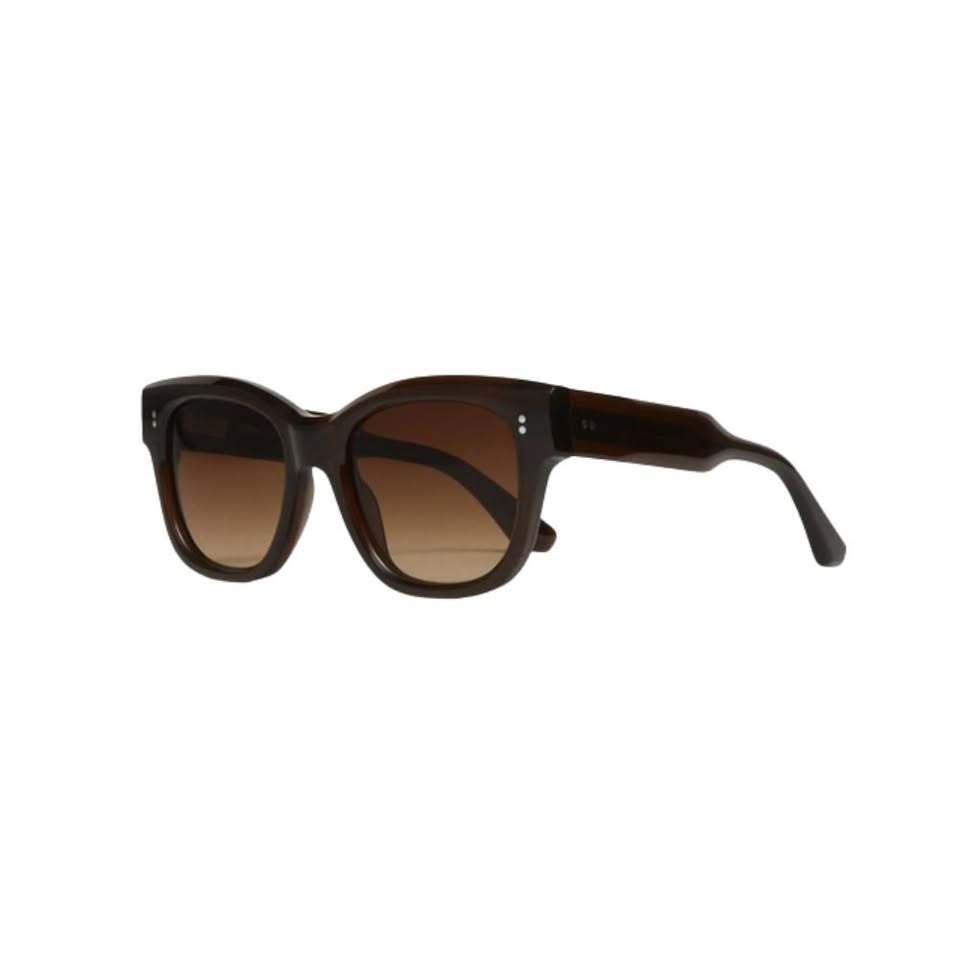 CHIMI 07 BROWN sunglasses side view eco-friendly acetate premium construction Swedish craftsmanship elegant