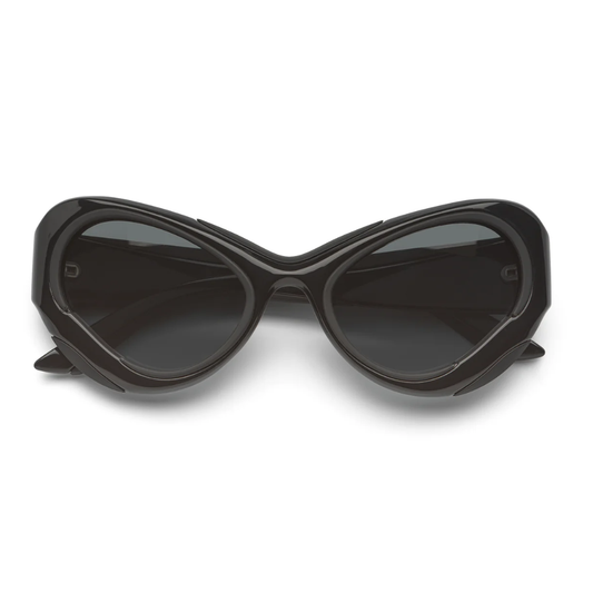 Komono Ripley Solar Eclipse eyewear - side profile detail with organic curves and Belgian craftsmanship