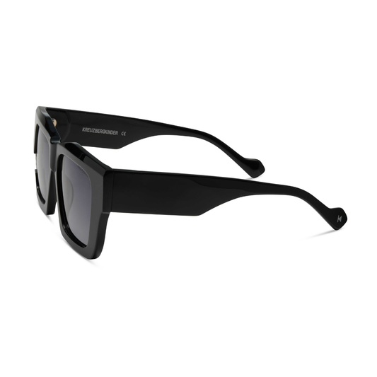 Kreuzbergkinder Farnell designer frames - side profile detail with artisan craftsmanship and premium quality