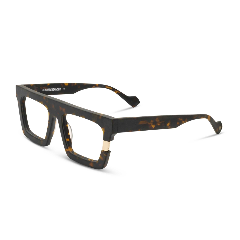 Kreuzbergkinder Between The Sheets designer frames - side profile detail with refined elegance and artisan craftsmanship