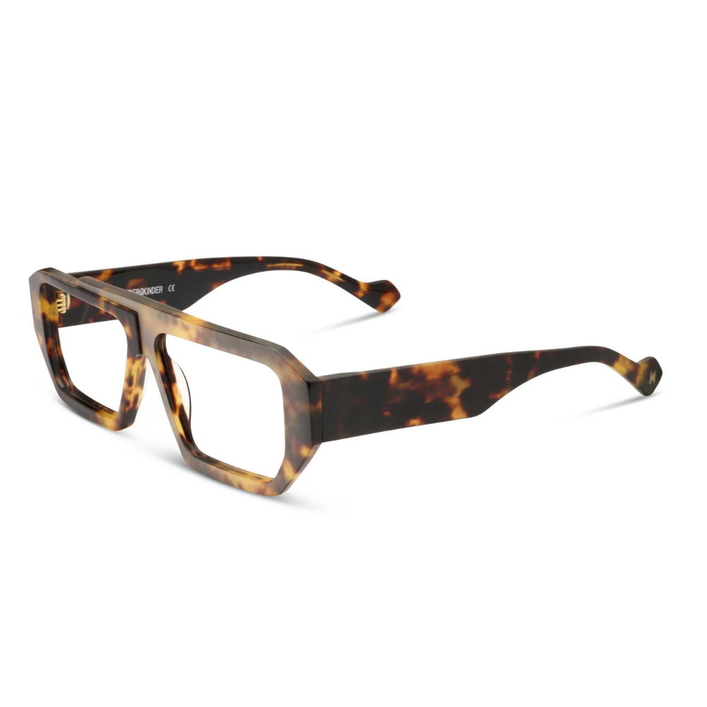 Kreuzbergkinder Negroni Sbagliato designer frames - side profile detail with creative design and artisan craftsmanship