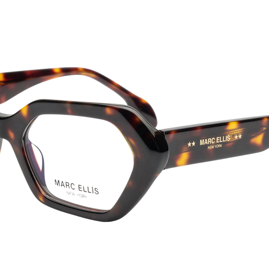 MARC ELLIS Morena optical frames side profile showing temple design