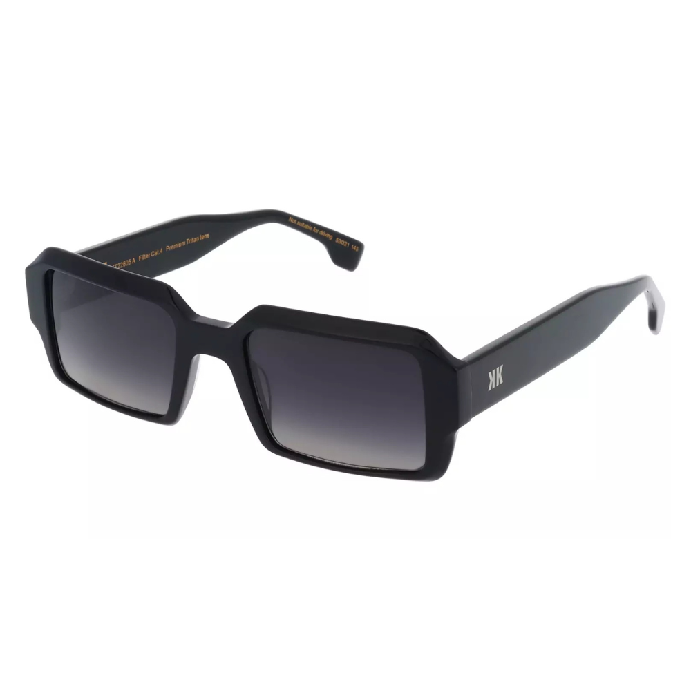 EKKIU KT22605A sunglasses - side view showing black square frame design