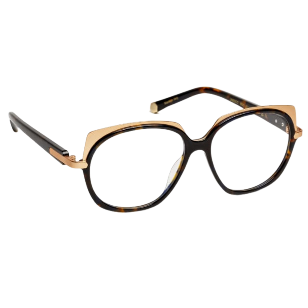 VOLTE FACE UNESCO 9920 acetate and metal Parisian Chic optical eyeglasses – front view