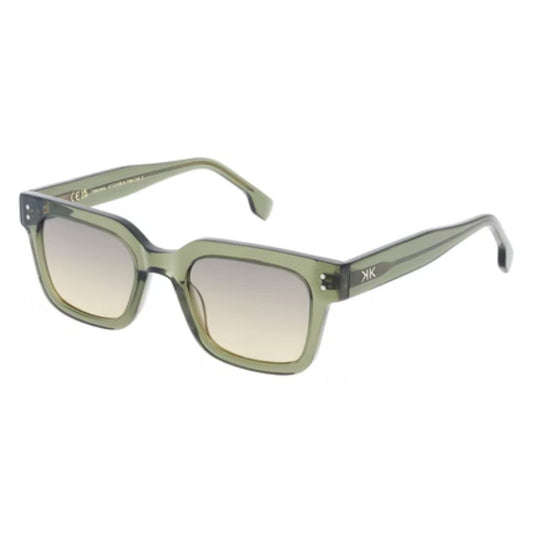 EKKIU-KT22408 B sunglasses side view - detailed profile showing frame thickness and temple design