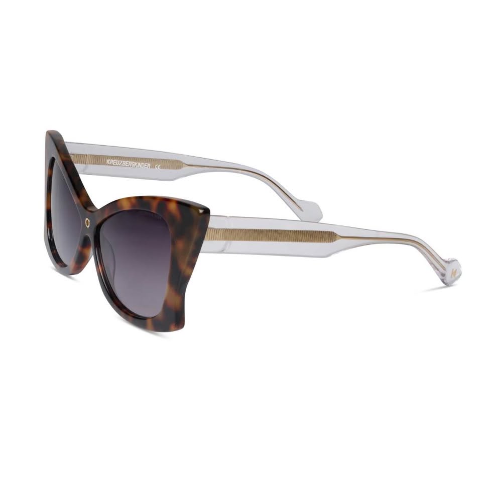 KREUZBERGKINDER BELLADONNA sunglasses side view artistic style contemporary German craftsmanship
