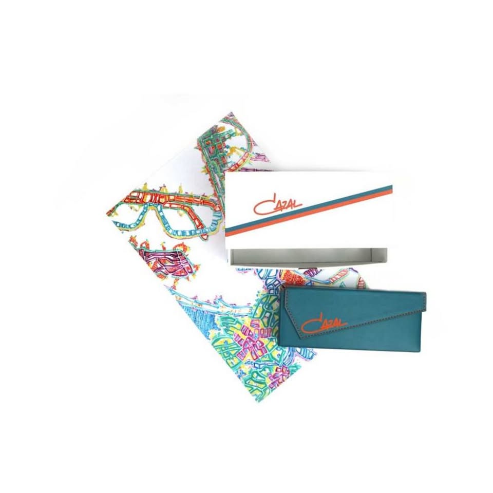 CAZAL MOD 860 frame close-up luxury quality construction