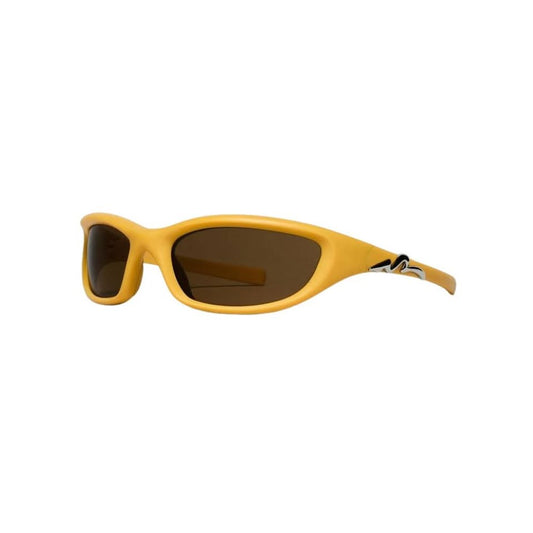 CHIMI POGBA YELLOW sunglasses side view vibrant yellow finish athletic energy Swedish design
