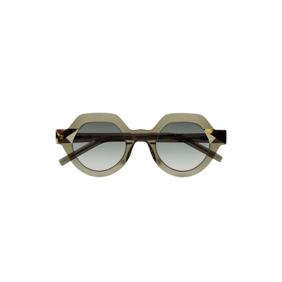 KALEOS POST bold sunglasses front view distinctive Spanish designer frame handcrafted acetate
