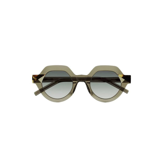 KALEOS POST bold sunglasses front view distinctive Spanish designer frame handcrafted acetate
