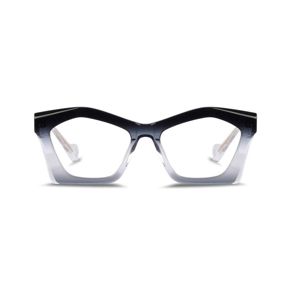 KREUZBERGKINDER KARMA unique eyeglasses front view bold Berlin designer frame handcrafted acetate
