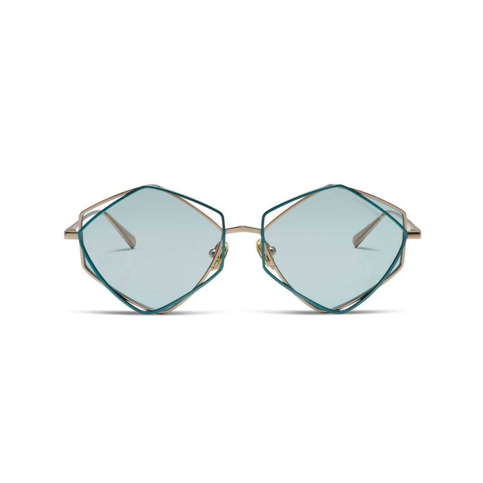 KREUZBERGKINDER RUSTY NAIL bold sunglasses front view unique Berlin designer frame handcrafted acetate
