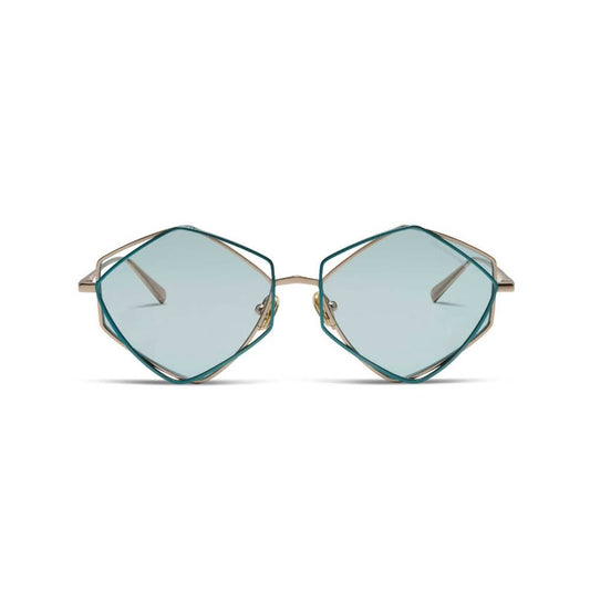 KREUZBERGKINDER RUSTY NAIL bold sunglasses front view unique Berlin designer frame handcrafted acetate
