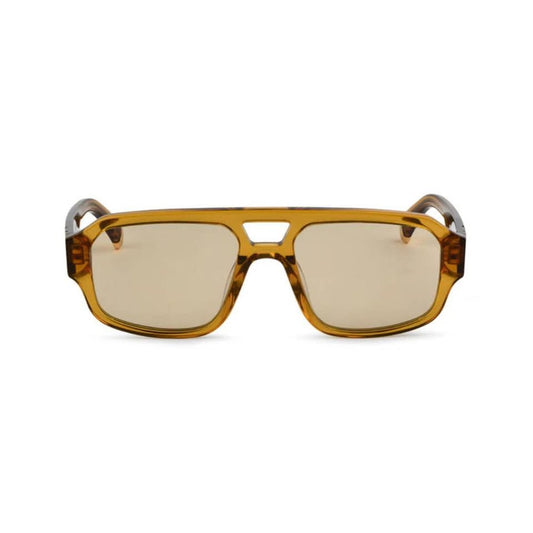 OSCARXFRANK MAKATI black acetate eyeglasses front view rectangular frame