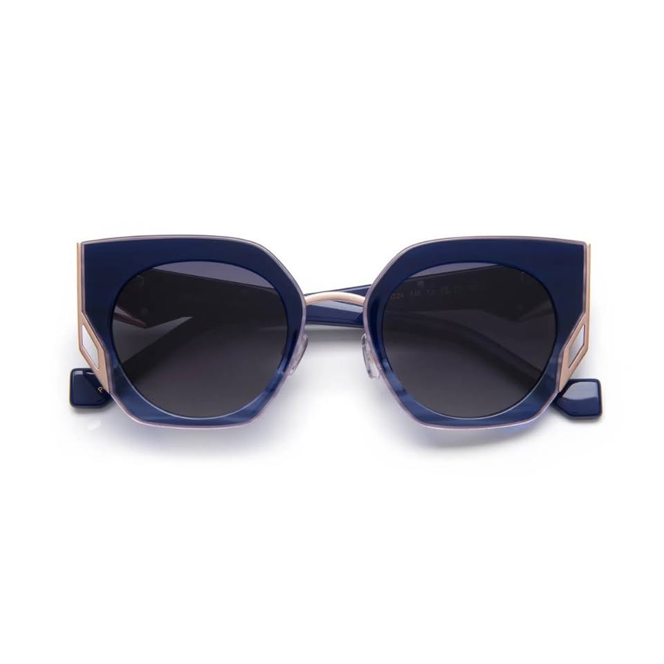 J.F.REY BRYNN acetate metal fusion sunglasses front view musical note detail polarized lenses