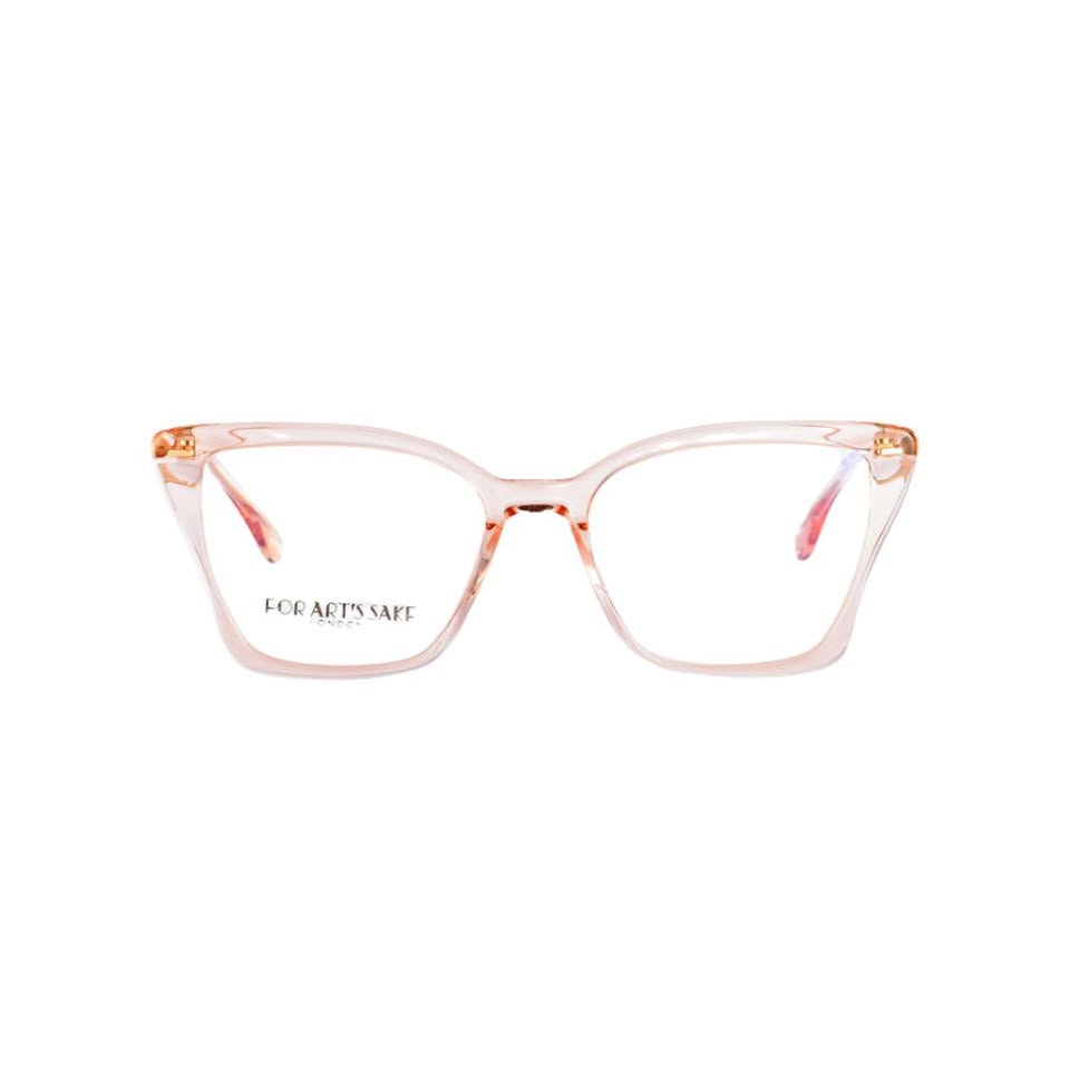 FOR ART'S SAKE DION designer eyeglasses front view artistic frame