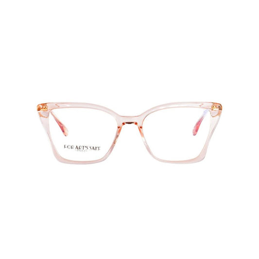 FOR ART'S SAKE DION designer eyeglasses front view artistic frame