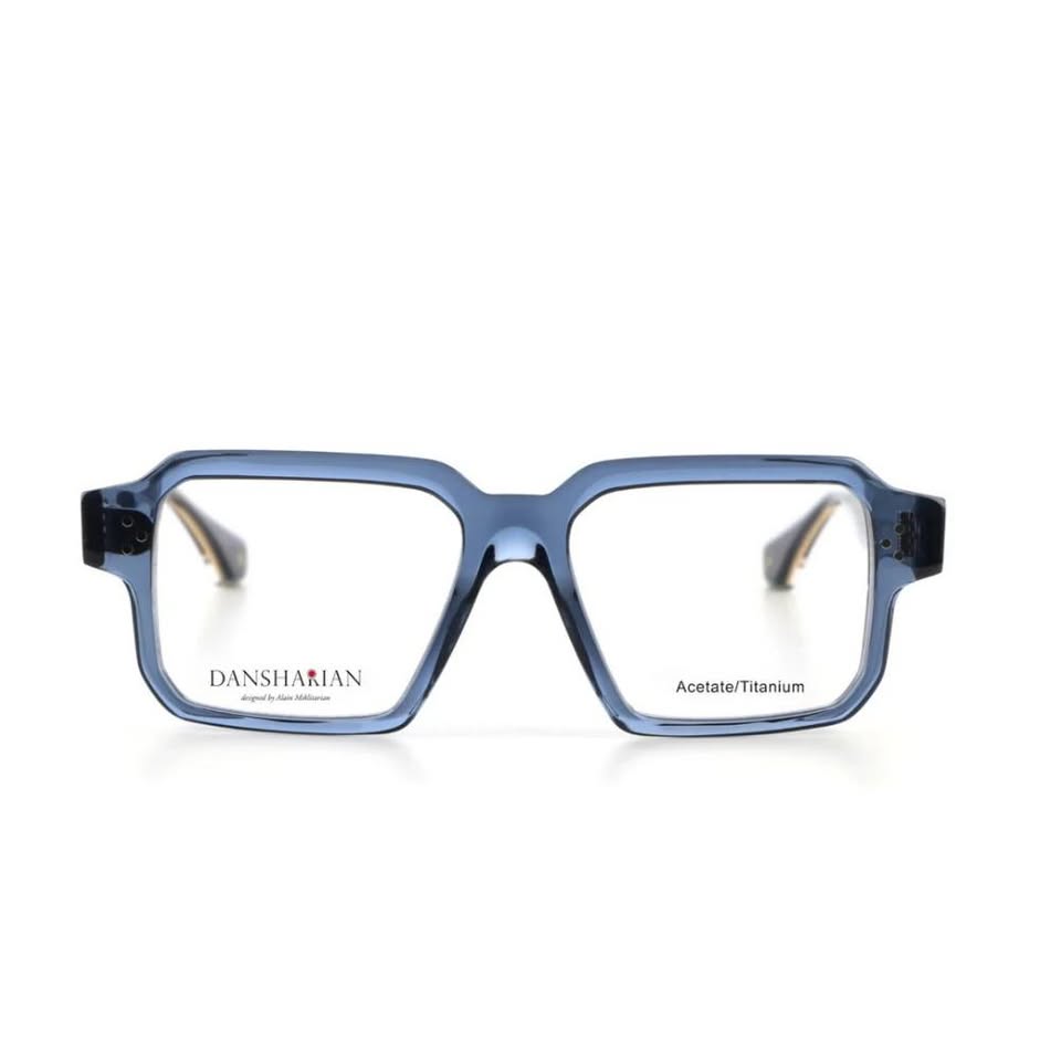DANSHARIAN EREVAN Japanese-Armenian collaboration eyewear front view bold avant-garde design premium acetate titanium
