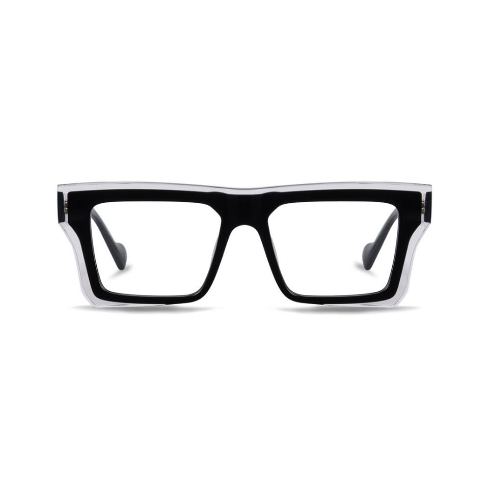 KREUZBERGKINDER PATRIZIO creative eyeglasses front view distinctive Berlin designer frame handcrafted acetate
