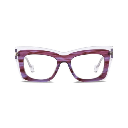 KREUZBERGKINDER NYX unique eyeglasses front view bold Berlin designer frame handcrafted acetate
