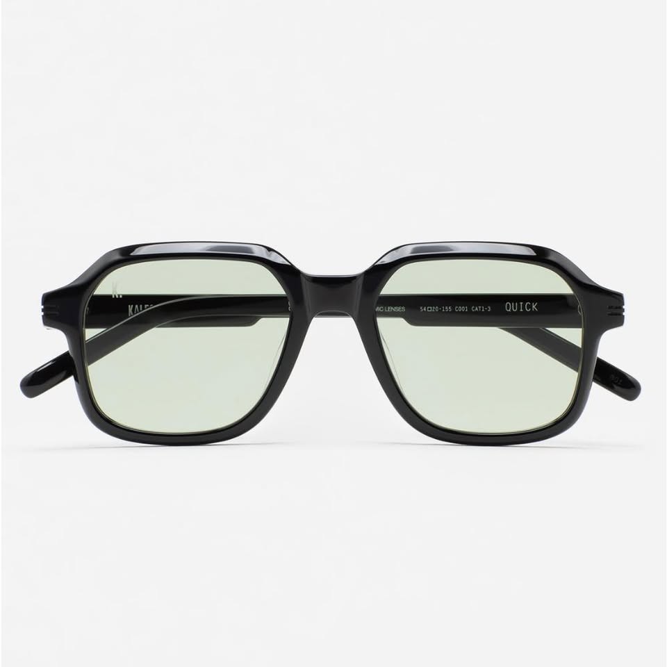 KALEOS QUICK modern sunglasses front view sleek Spanish designer frame handcrafted acetate
