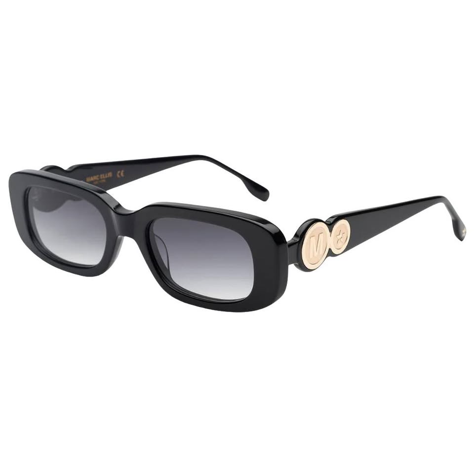 MARC ELLIS BEA NERO sunglasses side view premium polycarbonate classic style