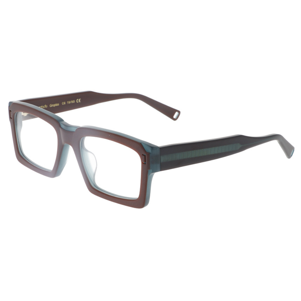 GOOD'S Gropius C6 prescription glasses - side view showing remo temple design
