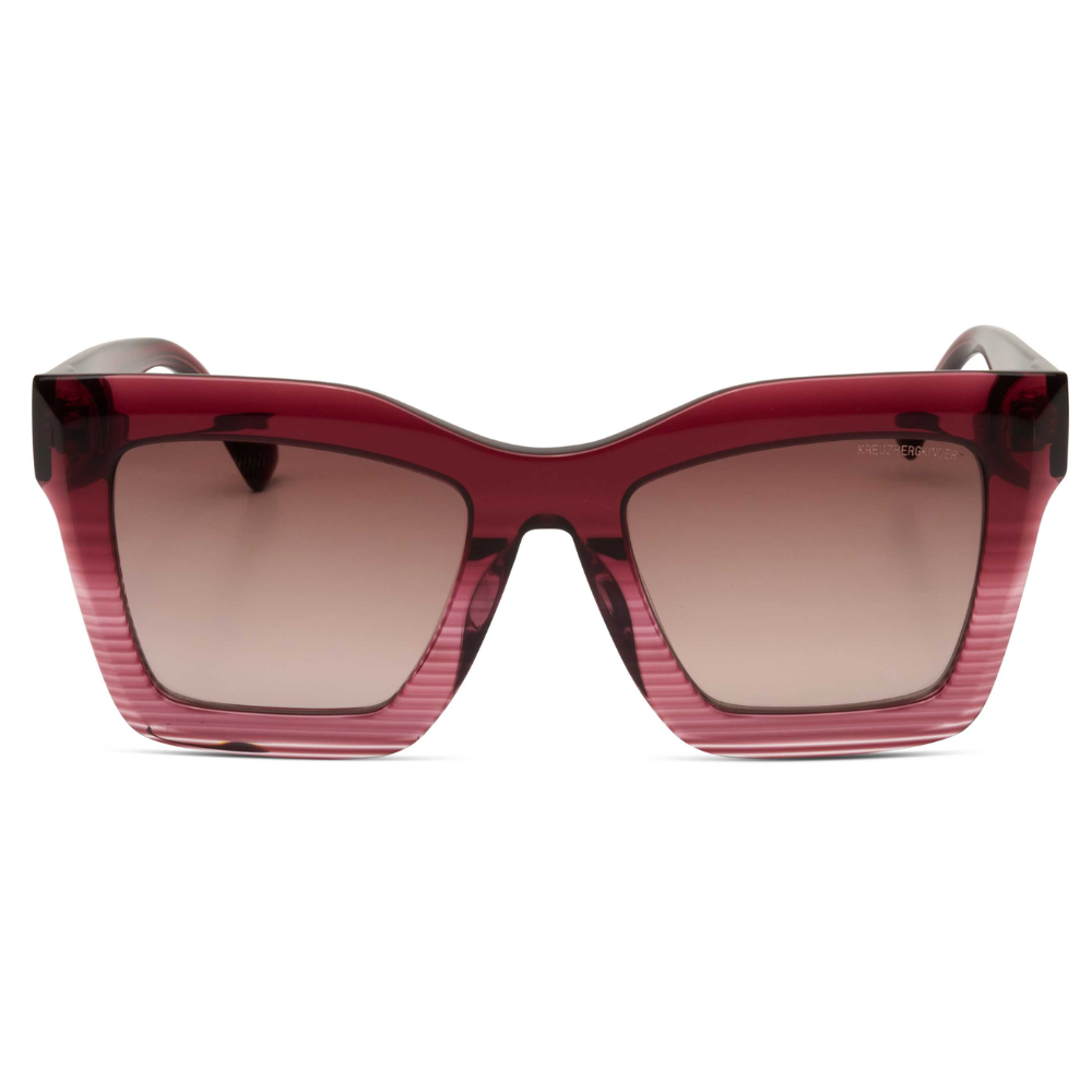 KREUZBERGKINDER ALESSIA artistic eyeglasses front view creative Berlin designer frame handcrafted acetate
