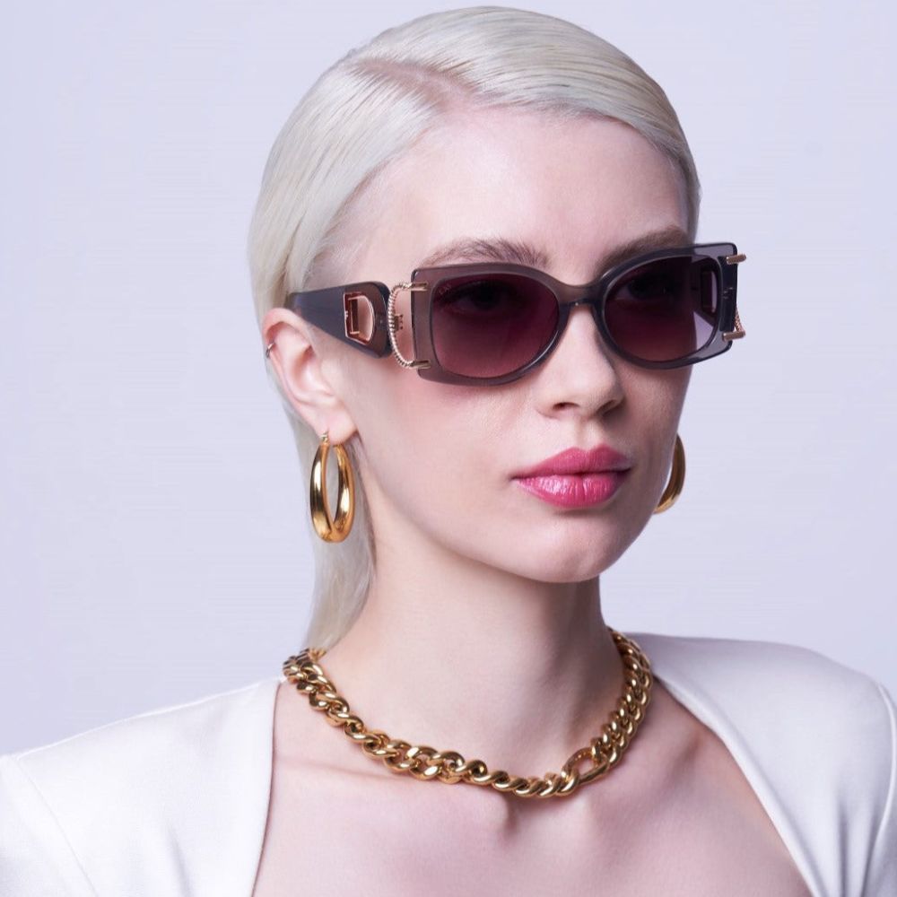 Statement eyewear with artistic frame details and premium lenses
