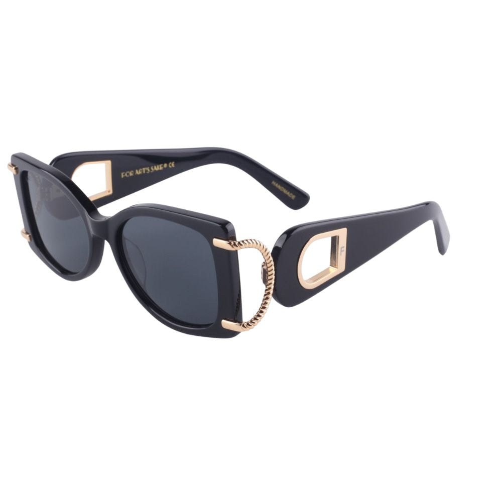 FOR ART'S SAKE SCULPTURE sunglasses side view sculptural design bold statement piece artistic elegance