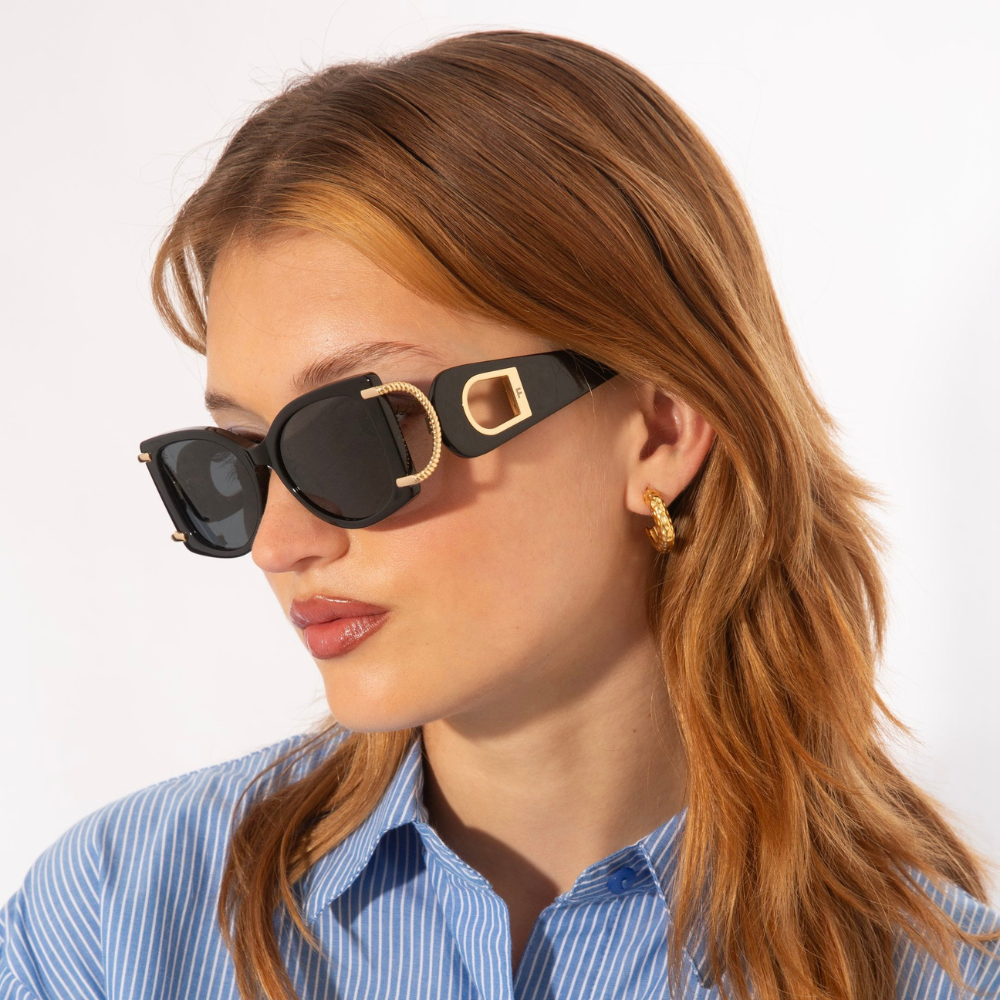 FOR ART'S SAKE SCULPTURE luxury glasses close-up sculptural details wearable art eyewear