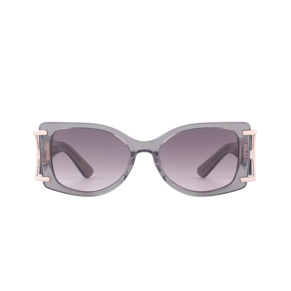 FOR ART'S SAKE Sculpture sunglasses with geometric frame design
