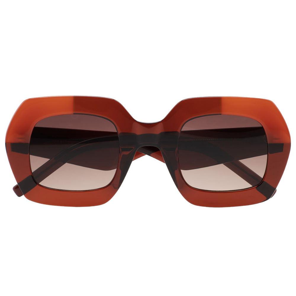 KALEOS MOUNTAINS bold sunglasses front view distinctive Spanish designer frame handcrafted acetate