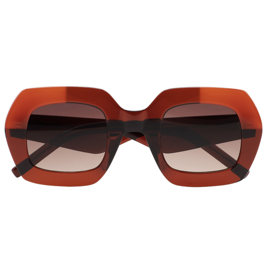 KALEOS MOUNTAINS bold sunglasses front view distinctive Spanish designer frame handcrafted acetate