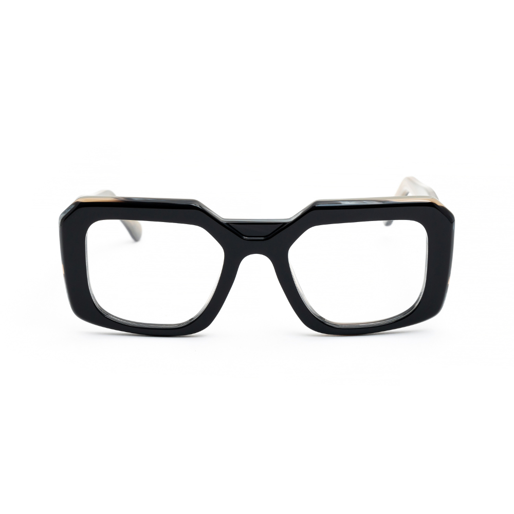 BAYRIA PLATEA luxury eyewear front view urban contemporary design Italian craftsmanship premium materials