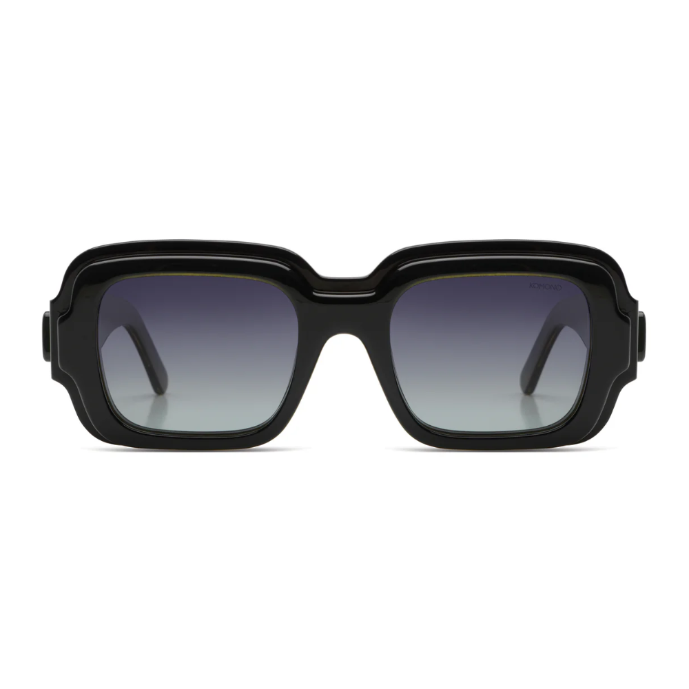 Komono x Victoria Lebrun collaboration sunglasses - front view showing exclusive limited-edition artistic design
