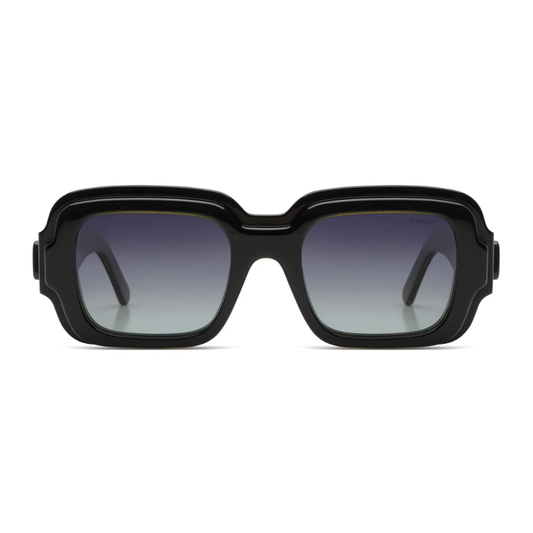 Komono x Victoria Lebrun collaboration sunglasses - front view showing exclusive limited-edition artistic design
