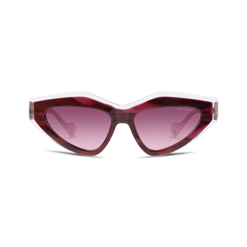 Kreuzbergkinder Maya eyeglasses - front view showing unique Berlin-designed frame with artisan craftsmanship
