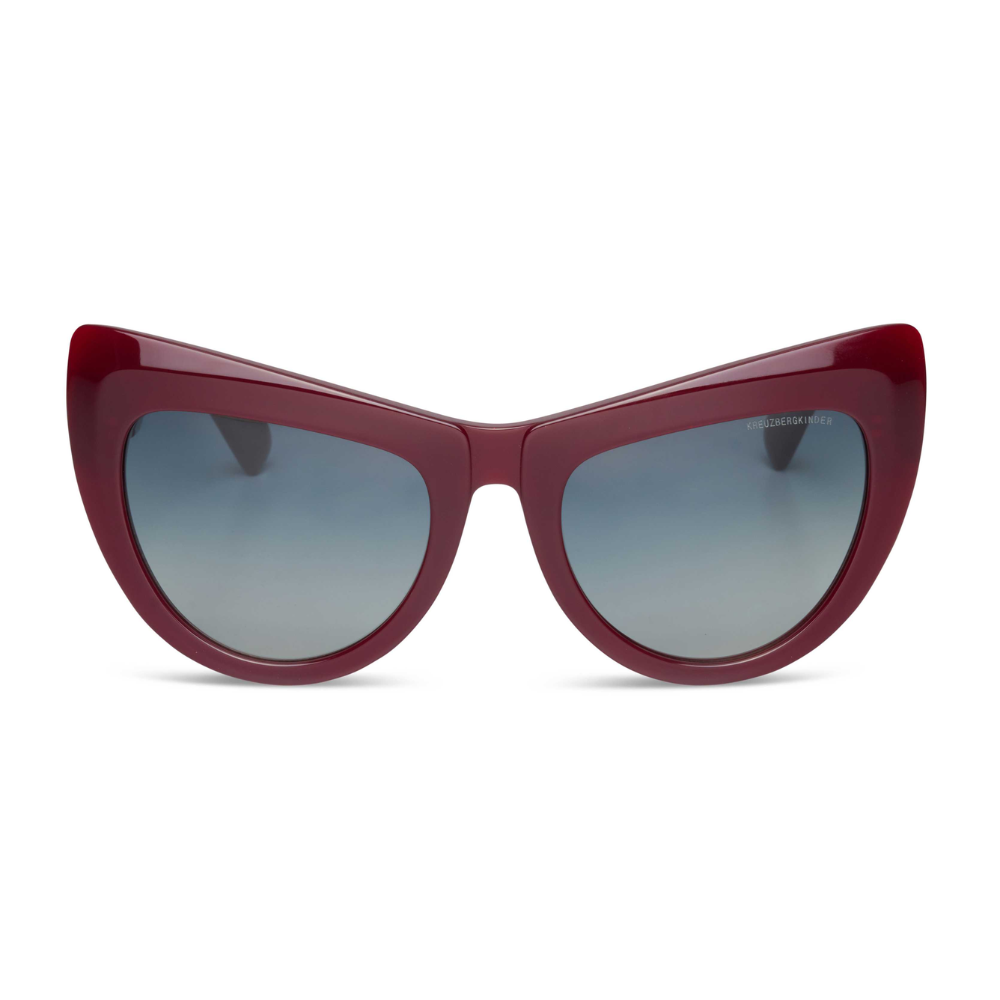 Kreuzbergkinder Nimue eyeglasses - front view showing unique Berlin-designed frame with artisan craftsmanship
