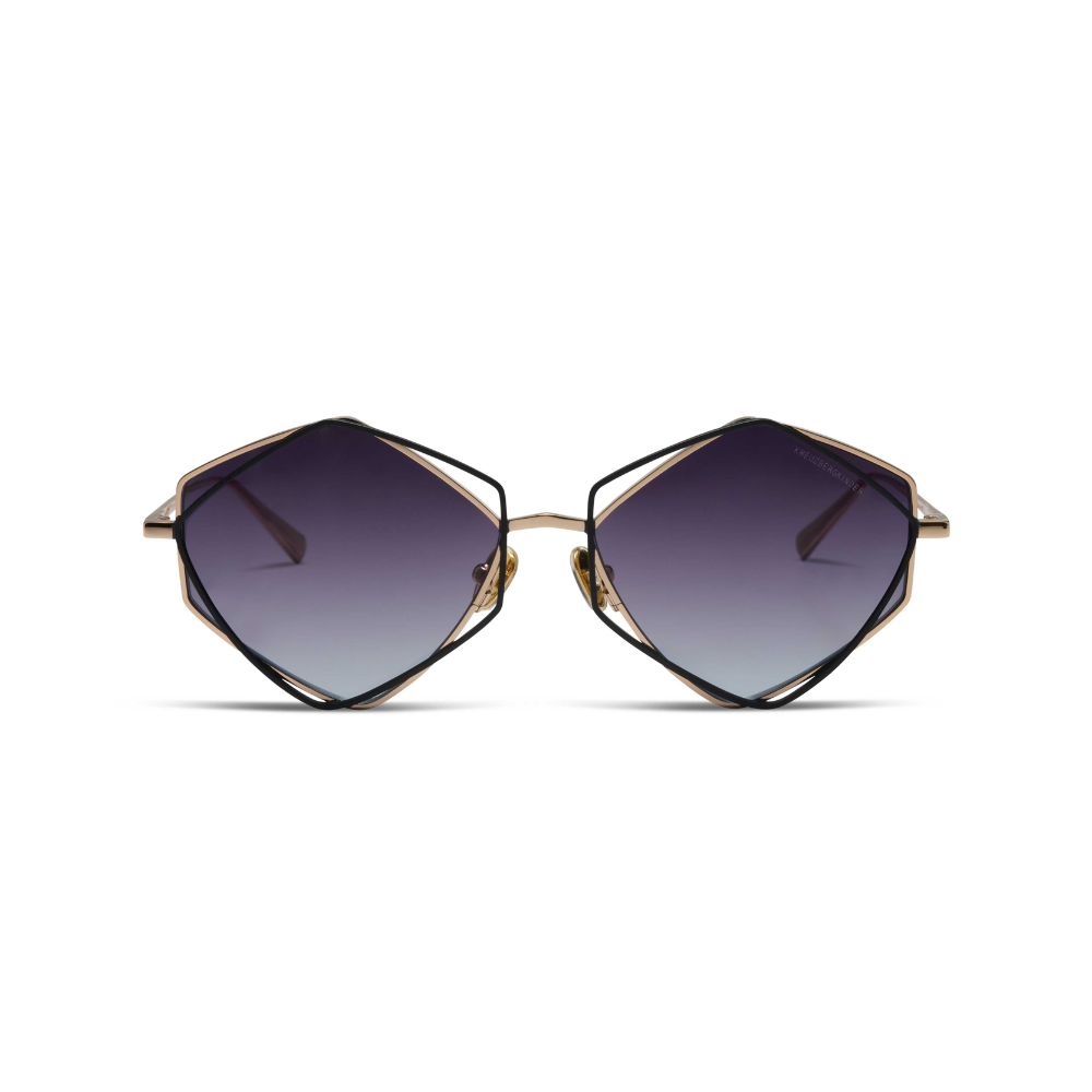 Kreuzbergkinder Rusty Nail eyeglasses - front view showing bold Berlin-designed frame with industrial aesthetic
