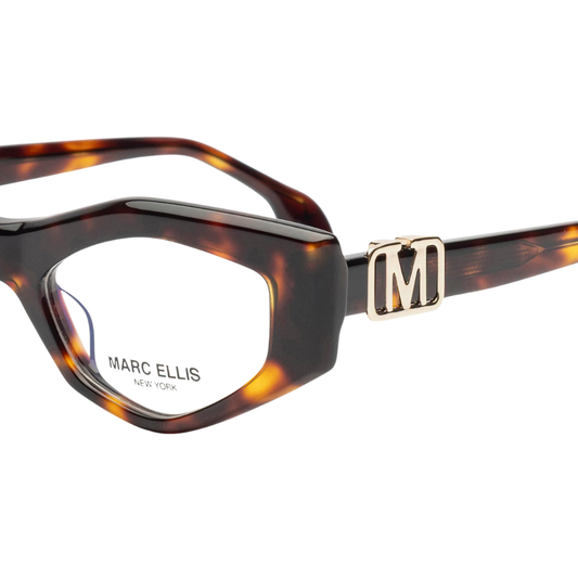 MARC ELLIS Lorena optical frames side profile showing temple design
