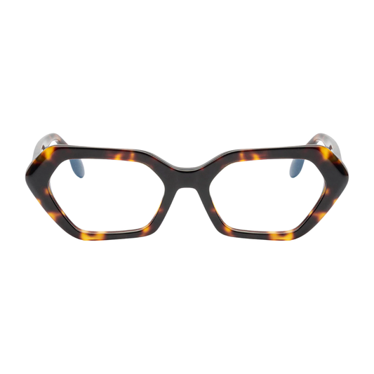 MARC ELLIS Morena tortoiseshell acetate eyeglasses front view
