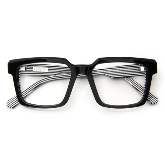 J.F.REY Indiana eyeglasses front view - French designer optical frames with hand-faceted finish and two-tone acetate
