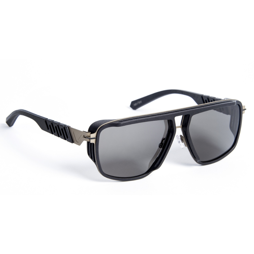 J.F.REY JF3100 XL sunglasses side view - innovative screwless flex temples with 3D printed lightweight construction
