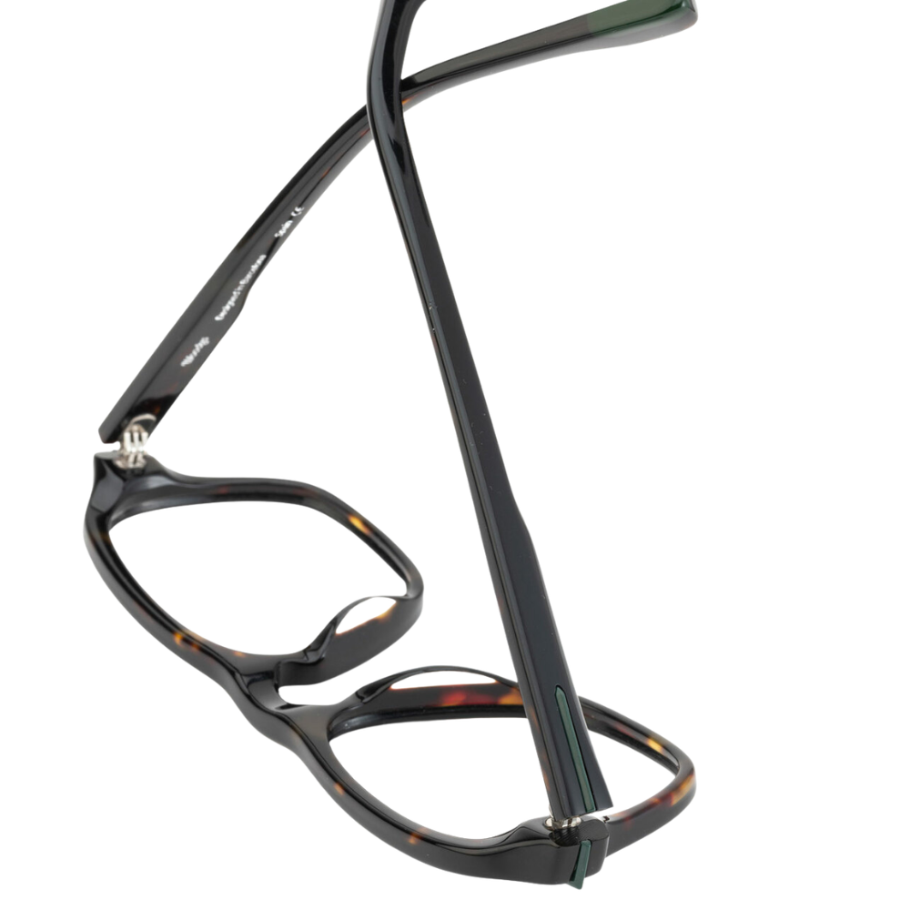 WOODYS Ludwig 01 colored metal rim accent detail - modern touches on retro butterfly design
