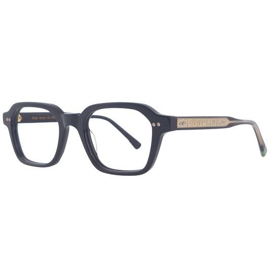 MARJO Perseus C1 prescription glasses - side view showing geometric acetate design

