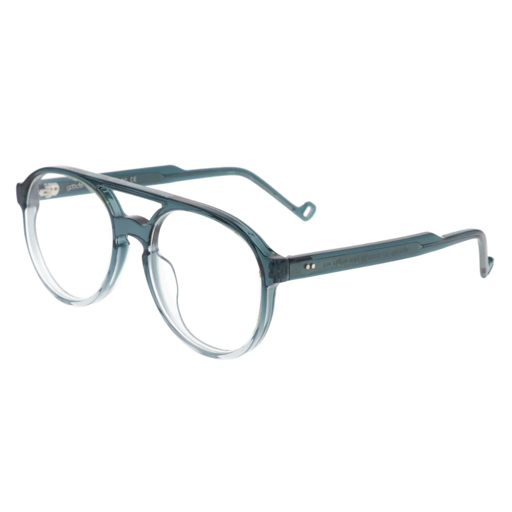 GOOD'S Gotham C5 prescription glasses - side view showing sail temple design
