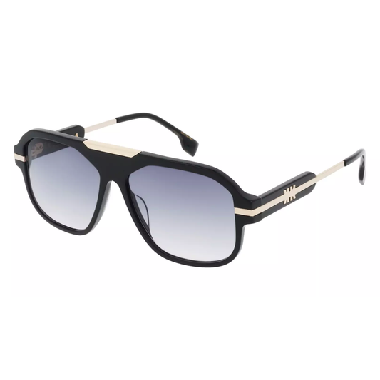 EKKIU KT22607A sunglasses - side view showing black gold frame design
