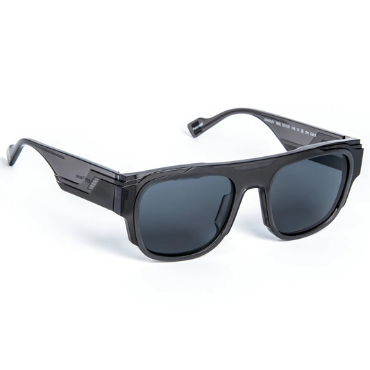 J.F. Rey Bradley 0202 side view – acetate temple detail, inspired by electro culture and urban fashion
