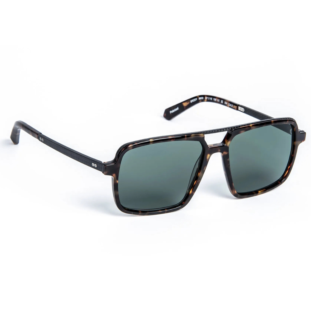 J.F. Rey Brody 9800 side view – carbon and acetate Carbon Core temple detail, superior heat resistance construction
